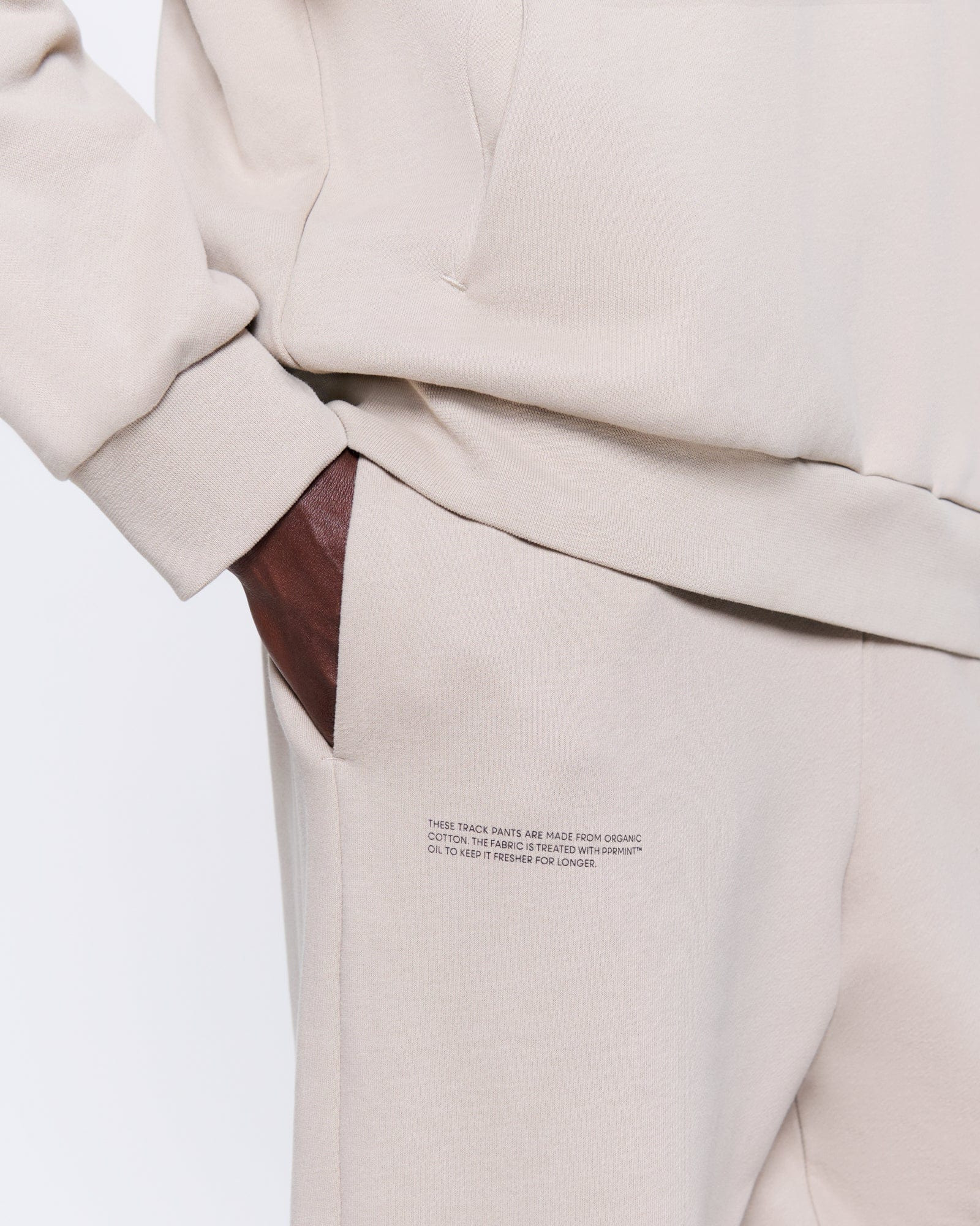 Mens 365 Midweight Track Pants - Stone - 4