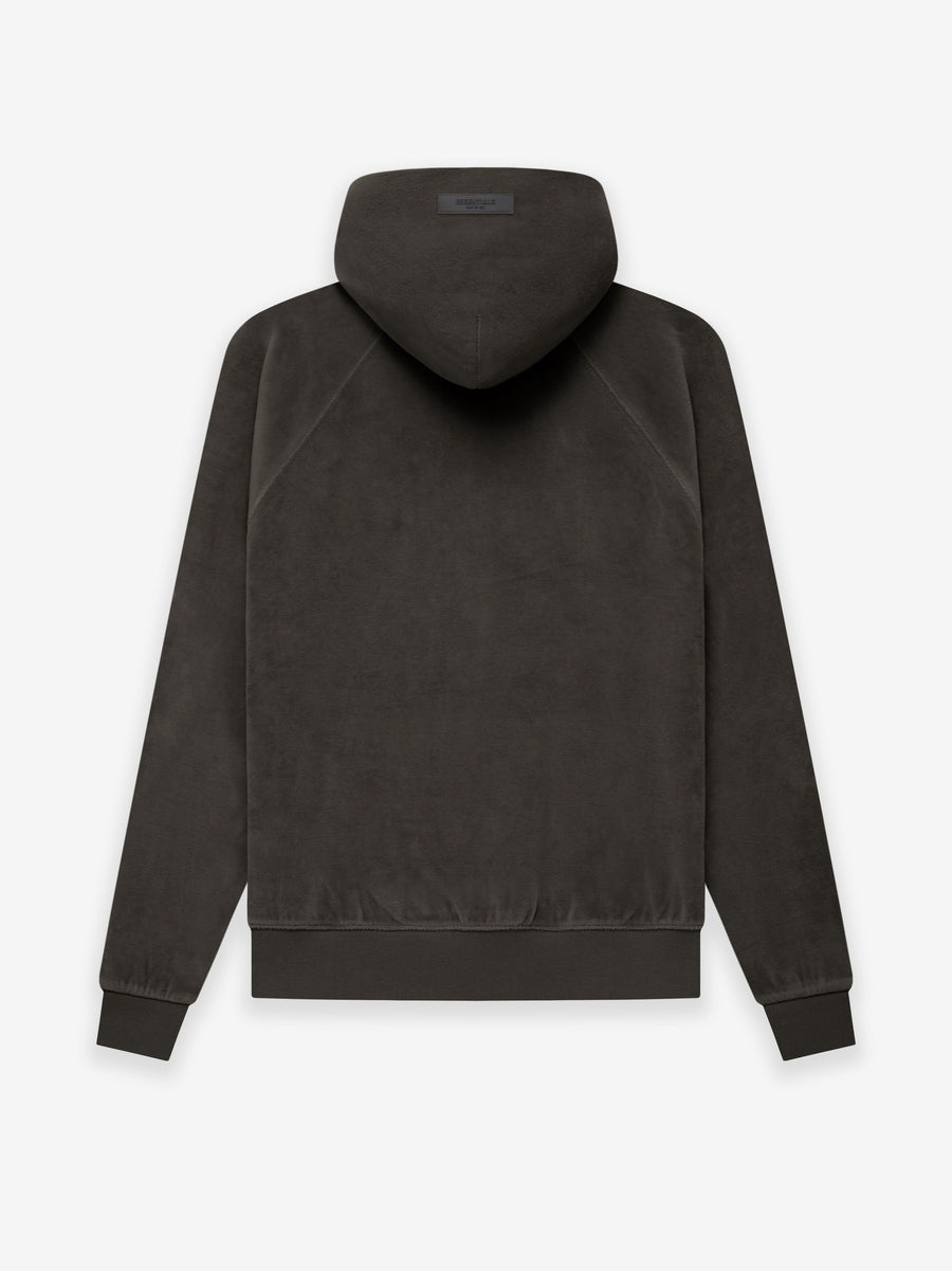 Womens Velour Hoodie - 2
