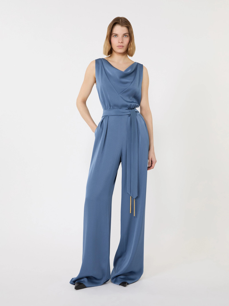 DONATA Lightweight satin jumpsuit - AVIO 3