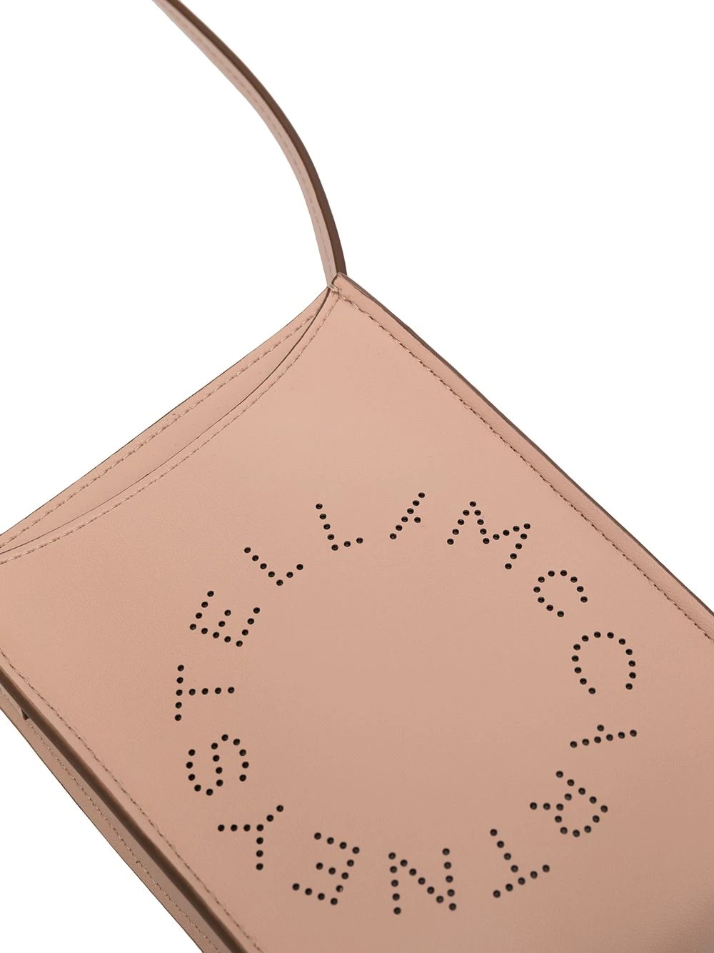 perforated logo satchel bag - 4