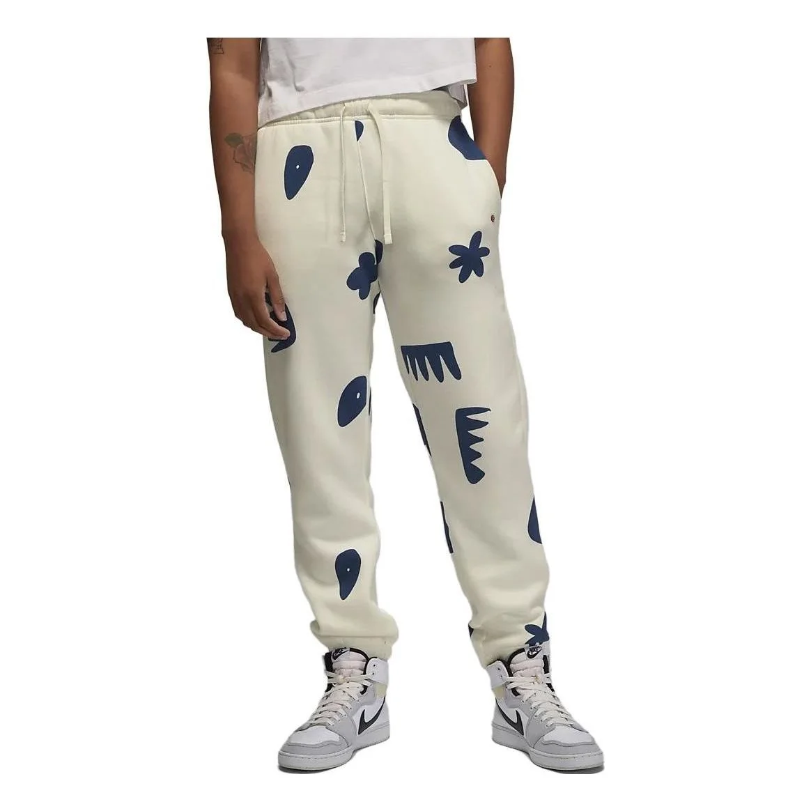 (WMNS) Air Jordan Artist Series By Mia Lee Sweatpants 'White' DV2008-133 - 1