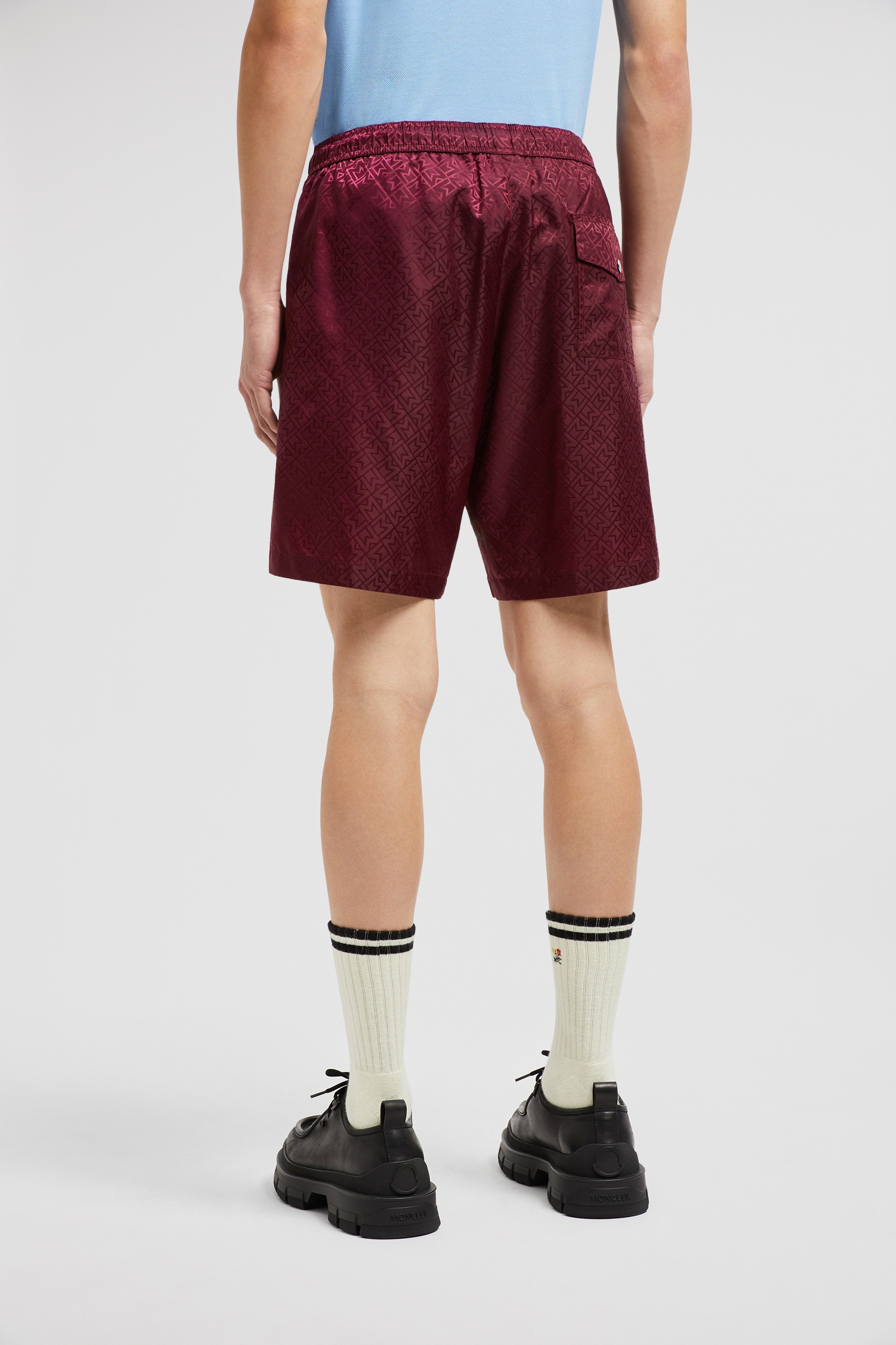 Monogram Jacquard Swim Shorts - 5