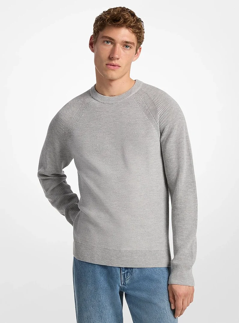 Wool Blend Crewneck Sweater - 1