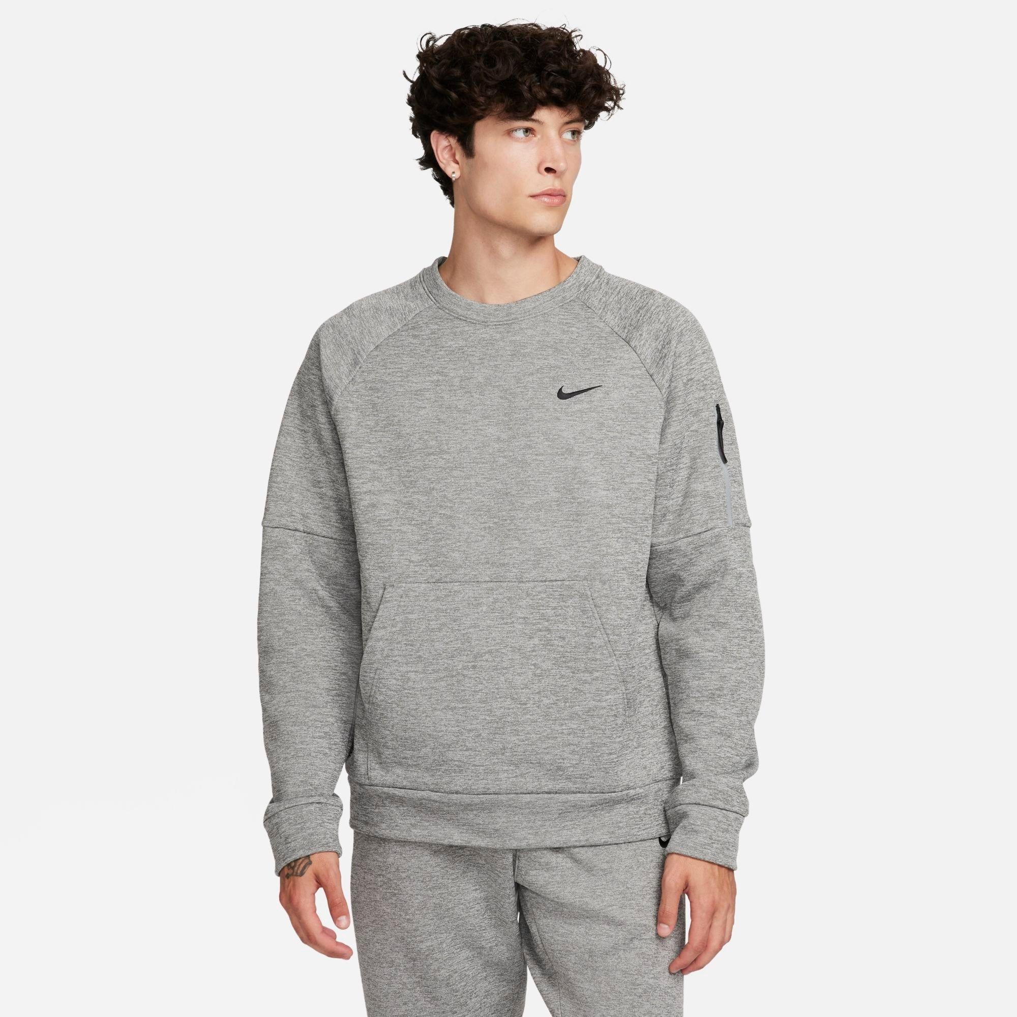 MEN'S NIKE THERMAFIT FITNESS CREWNECK SWEATSHIRT - 1