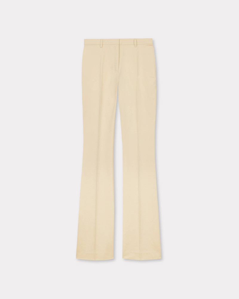 Flared 바지 에 cotton - 1