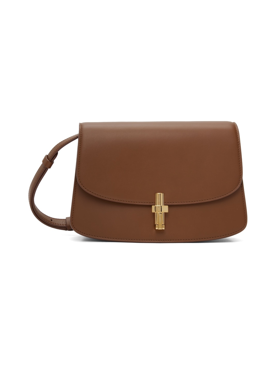 The Row Brown Sofia 8.75 Crossbody Bag ssense REVERSIBLE