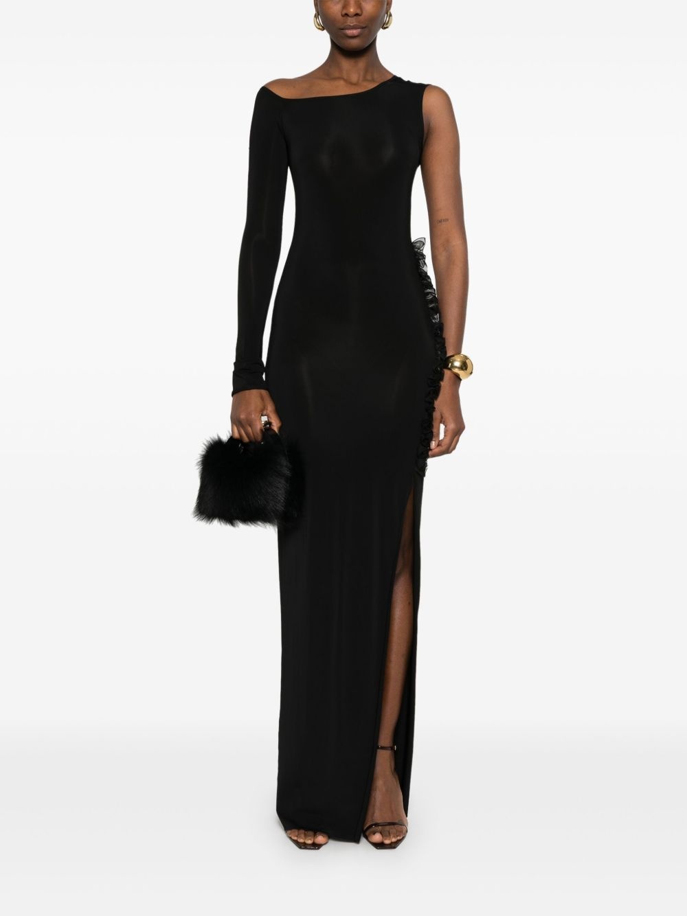 ruffle-detail maxi dress - 2
