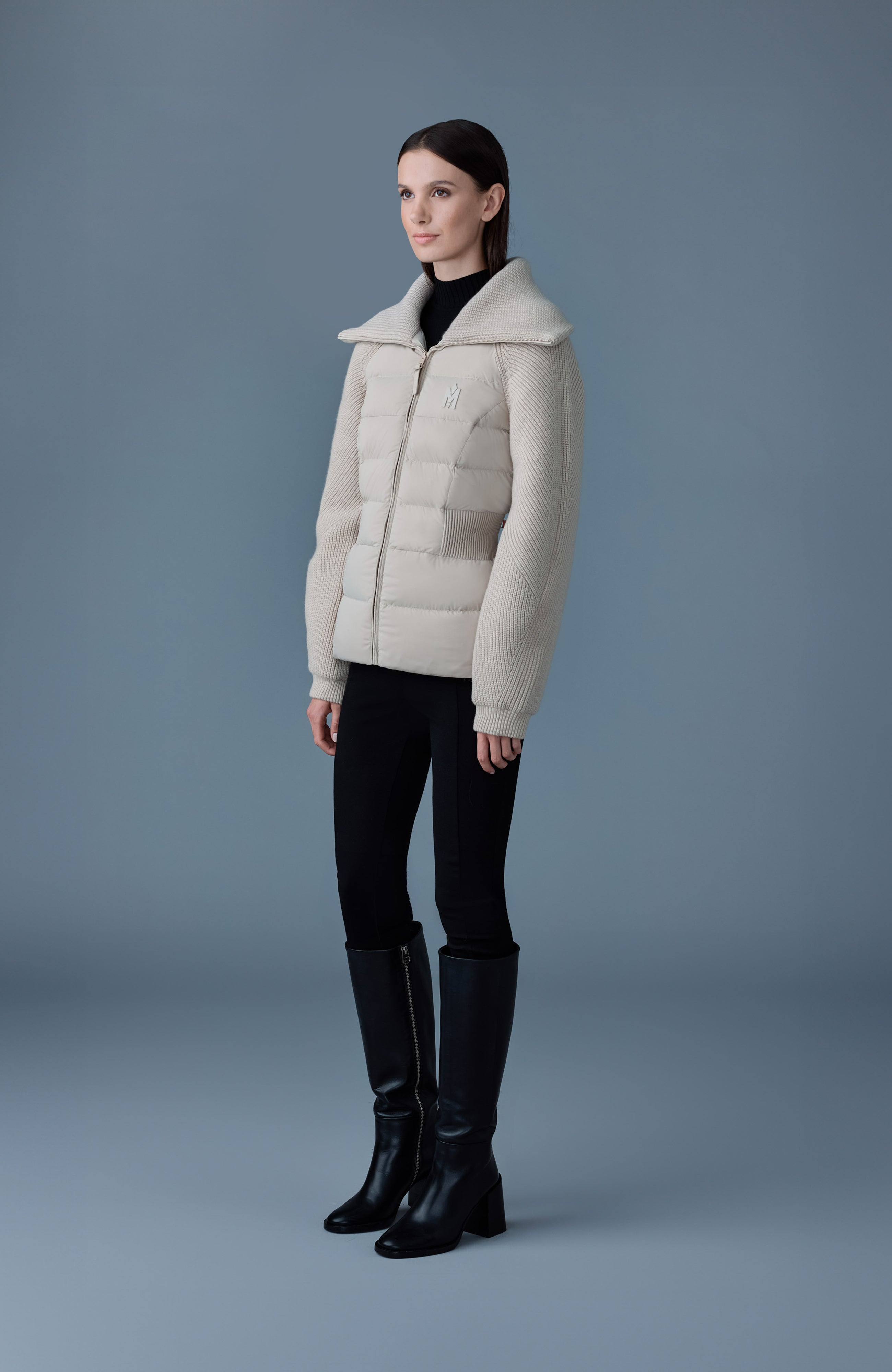 FOXY Light down mixed media jacket - 4