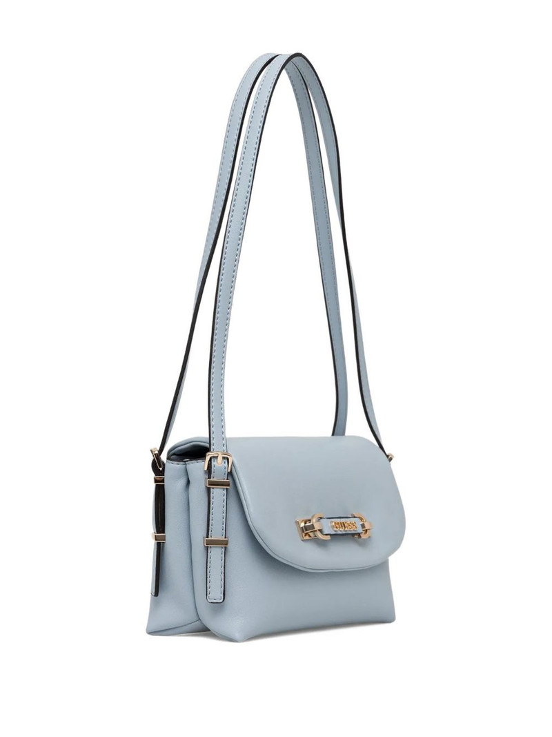 GUESS USA Lefia flap-front buckle shoulder bag outlook