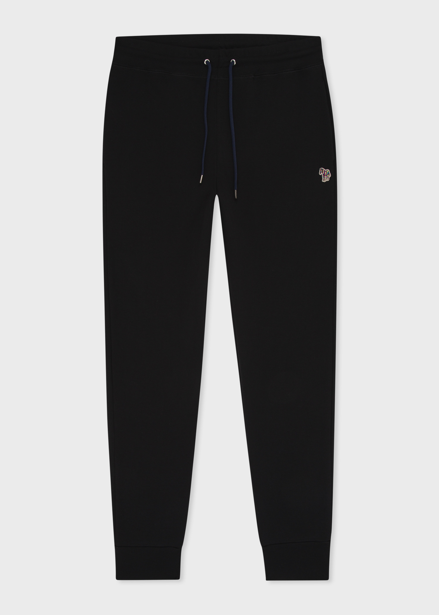 Black Organic Cotton Zebra Logo Sweatshirt & Sweatpants Set - 6