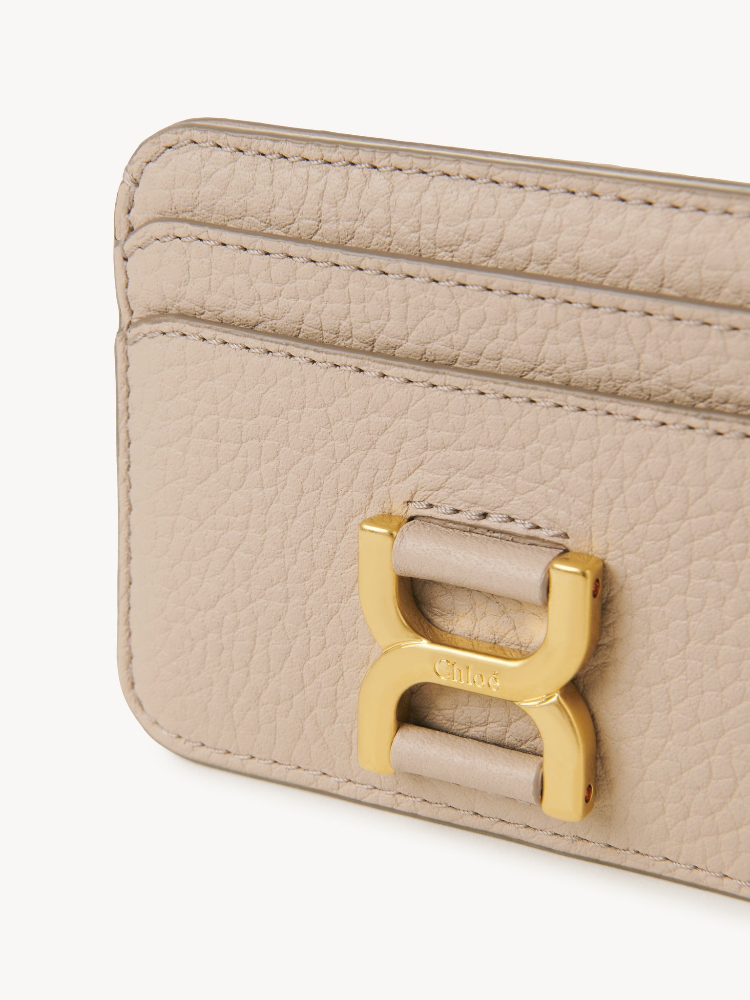 MARCIE CARD HOLDER IN GRAINED LEATHER - 5