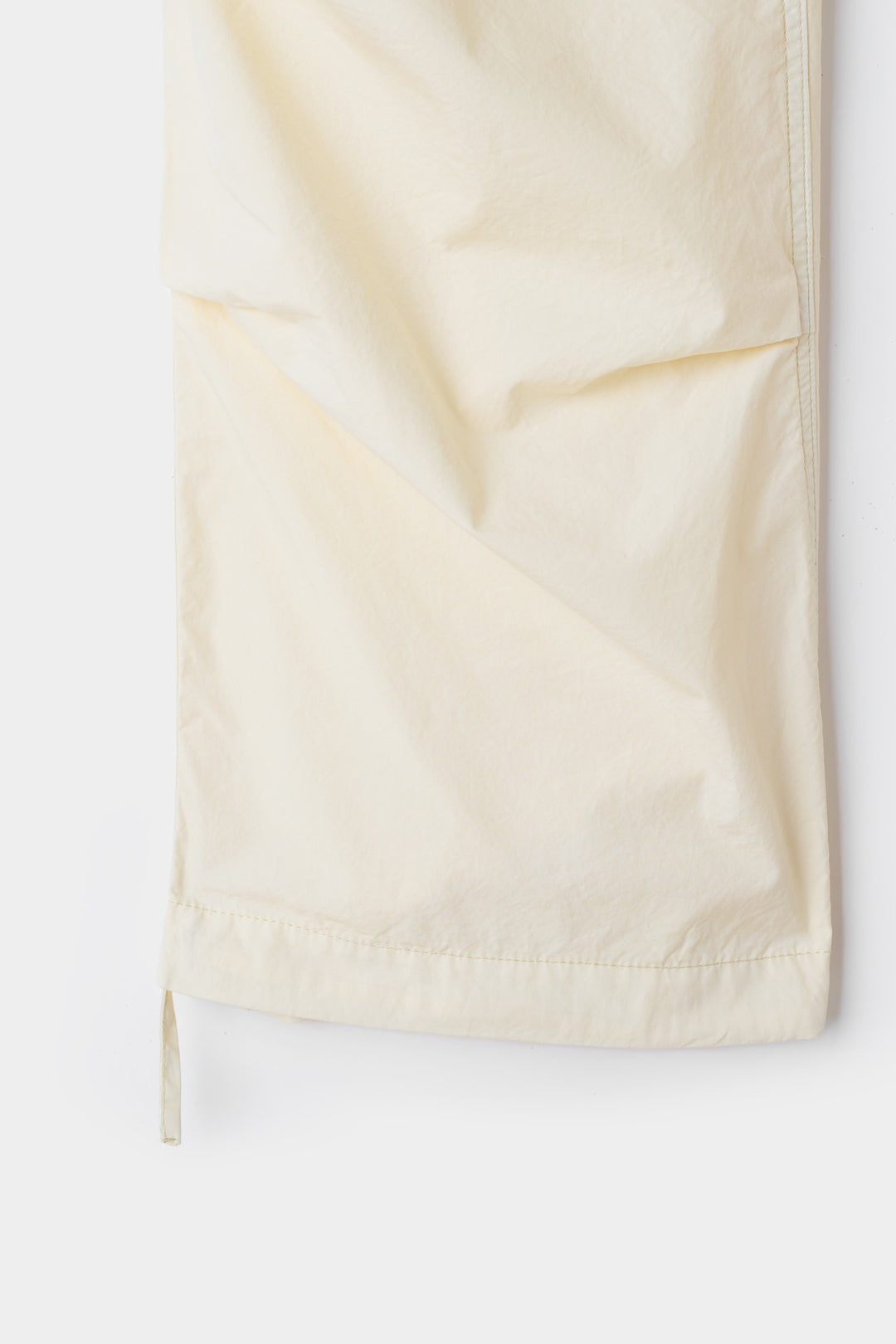 ELASTIC PANTS WITH DARTS / cream - 5