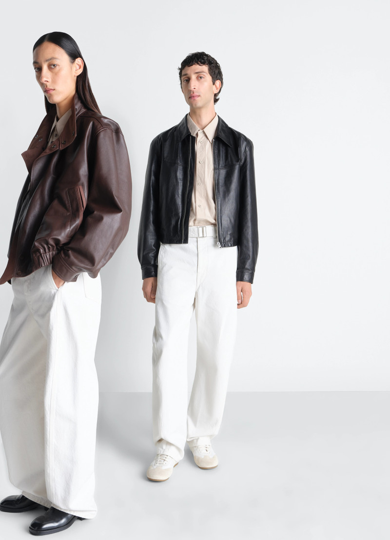 Lemaire TWISTED BELTED PANTS IN DENIM outlook