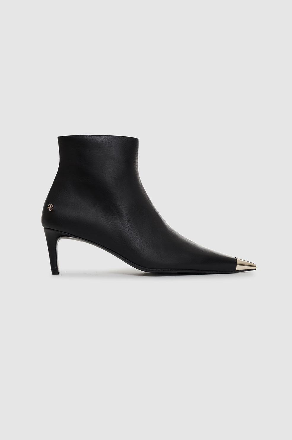 Nina Boots With Metal Toe Cap - Black - 1