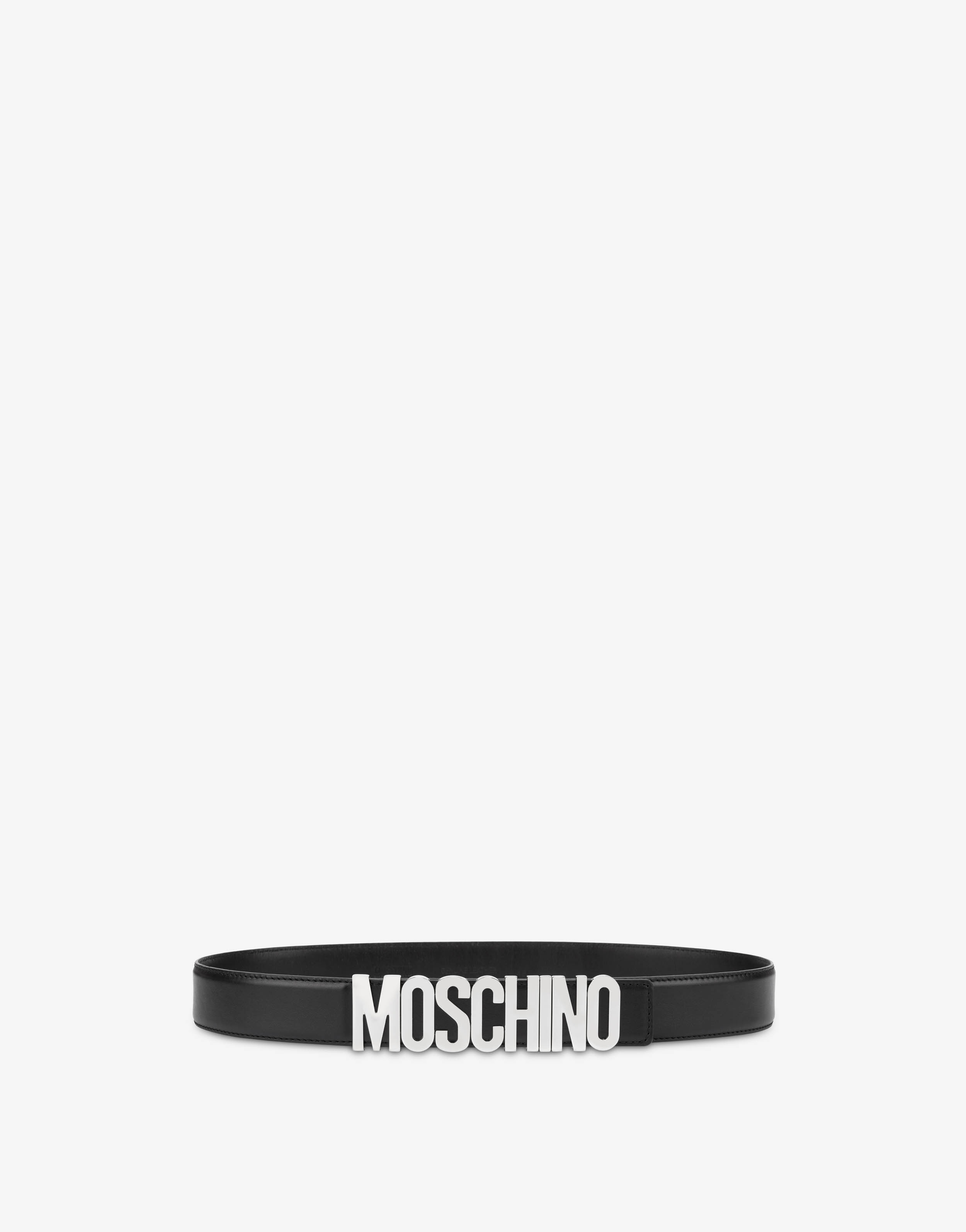 CALFSKIN BELT WITH LOGO - 3