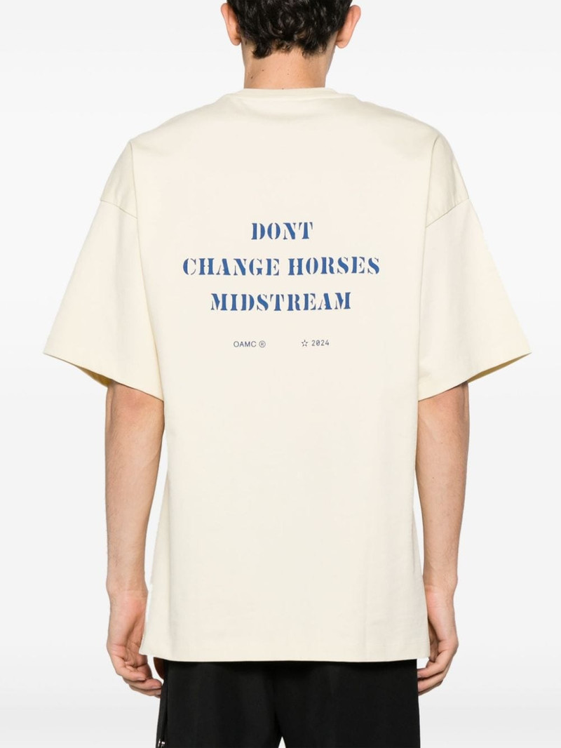 logo-print organic cotton T-shirt 4