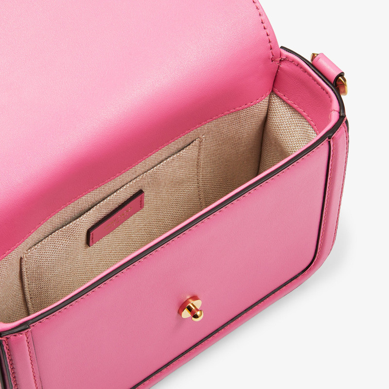 Diamond Crossbody
Candy Pink Smooth Calf Leather Top Handle Bag 4