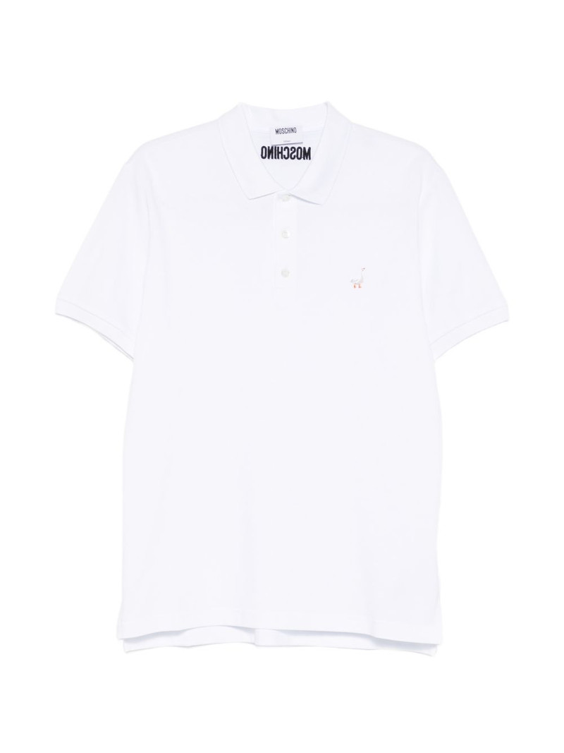 animal appliqué polo shirt 1