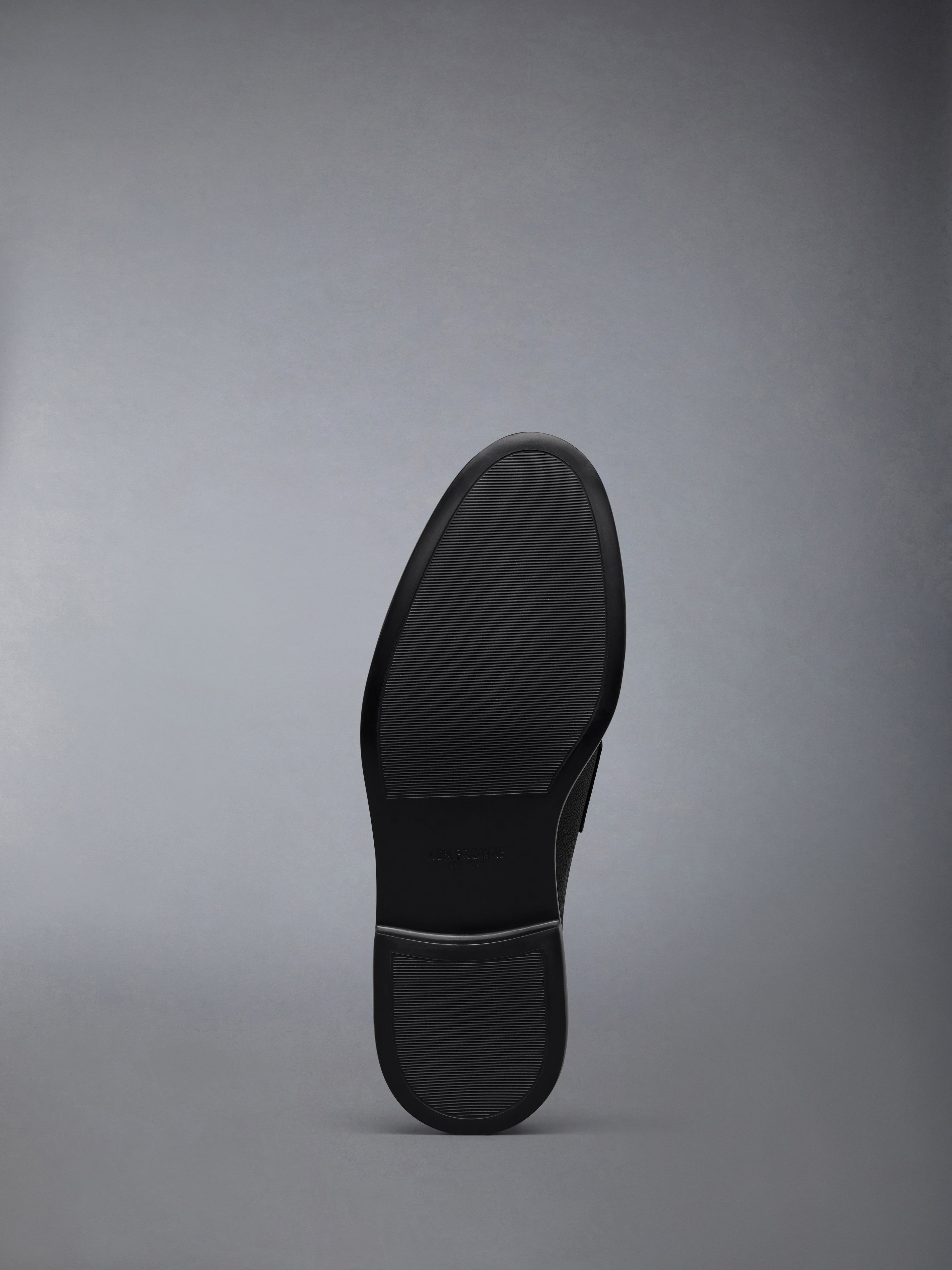 PEBBLE GRAIN LIGHTWEIGHT RUBBER SOLE PENNY LOAFERS - 6