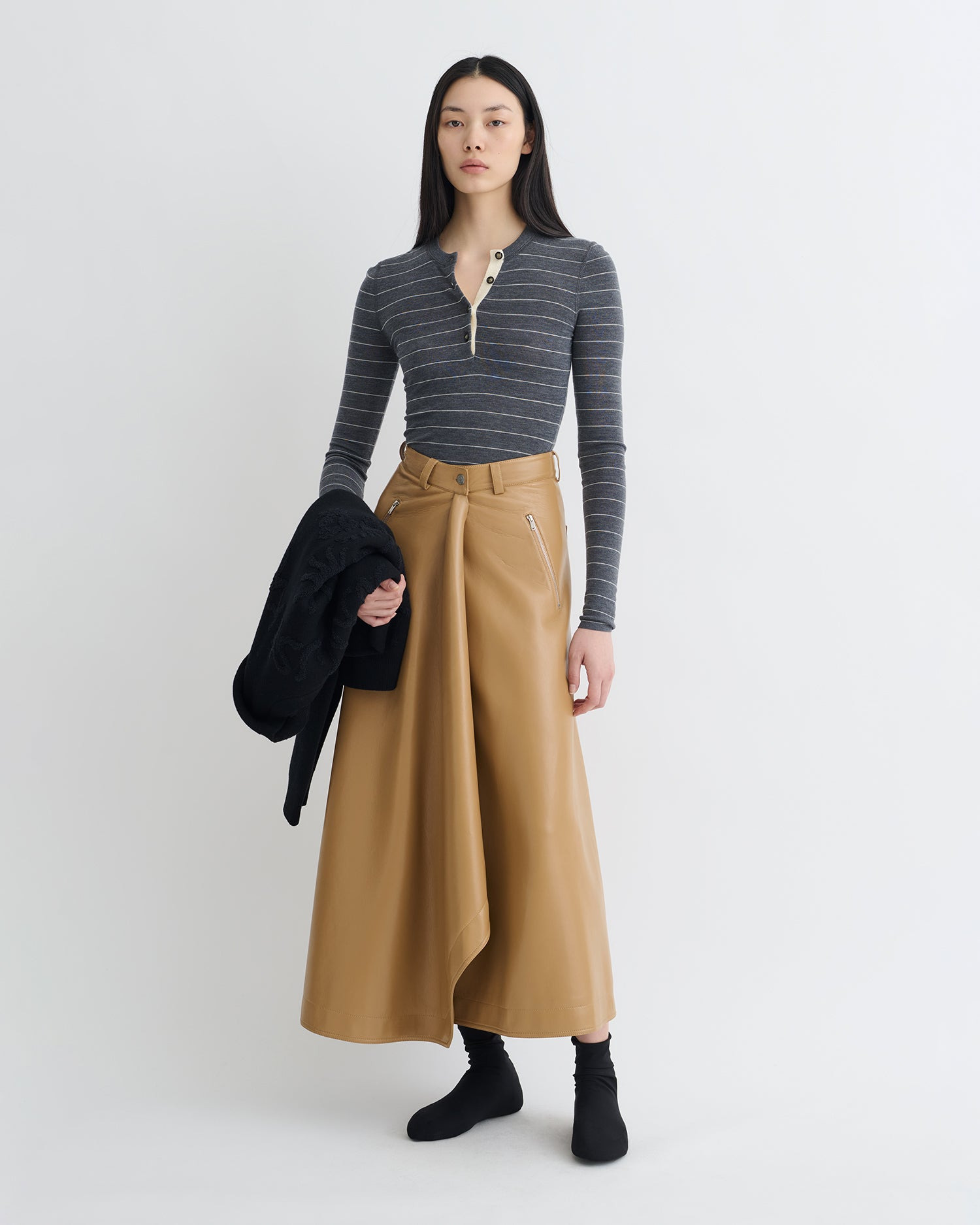 Striped Terry Merino Top - 4