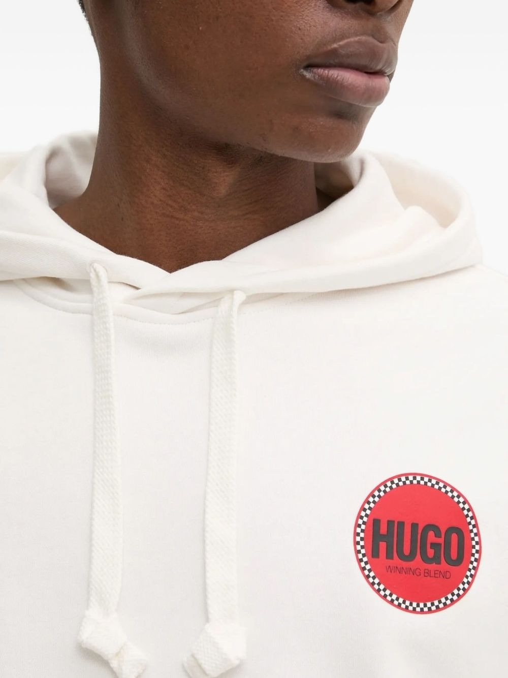 logo-print hoodie - 4