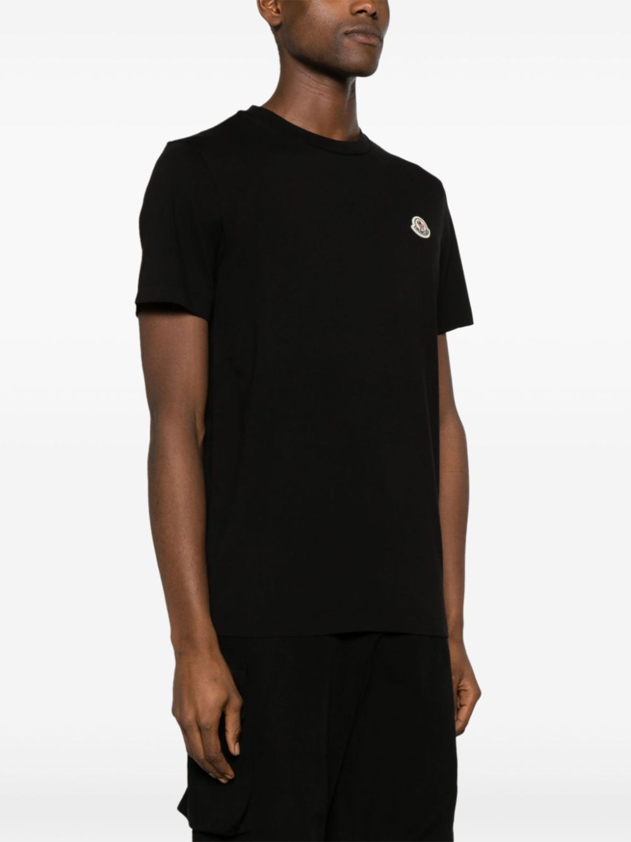 Moncler logo-patch cotton T-shirt (pack of three) | eraldo