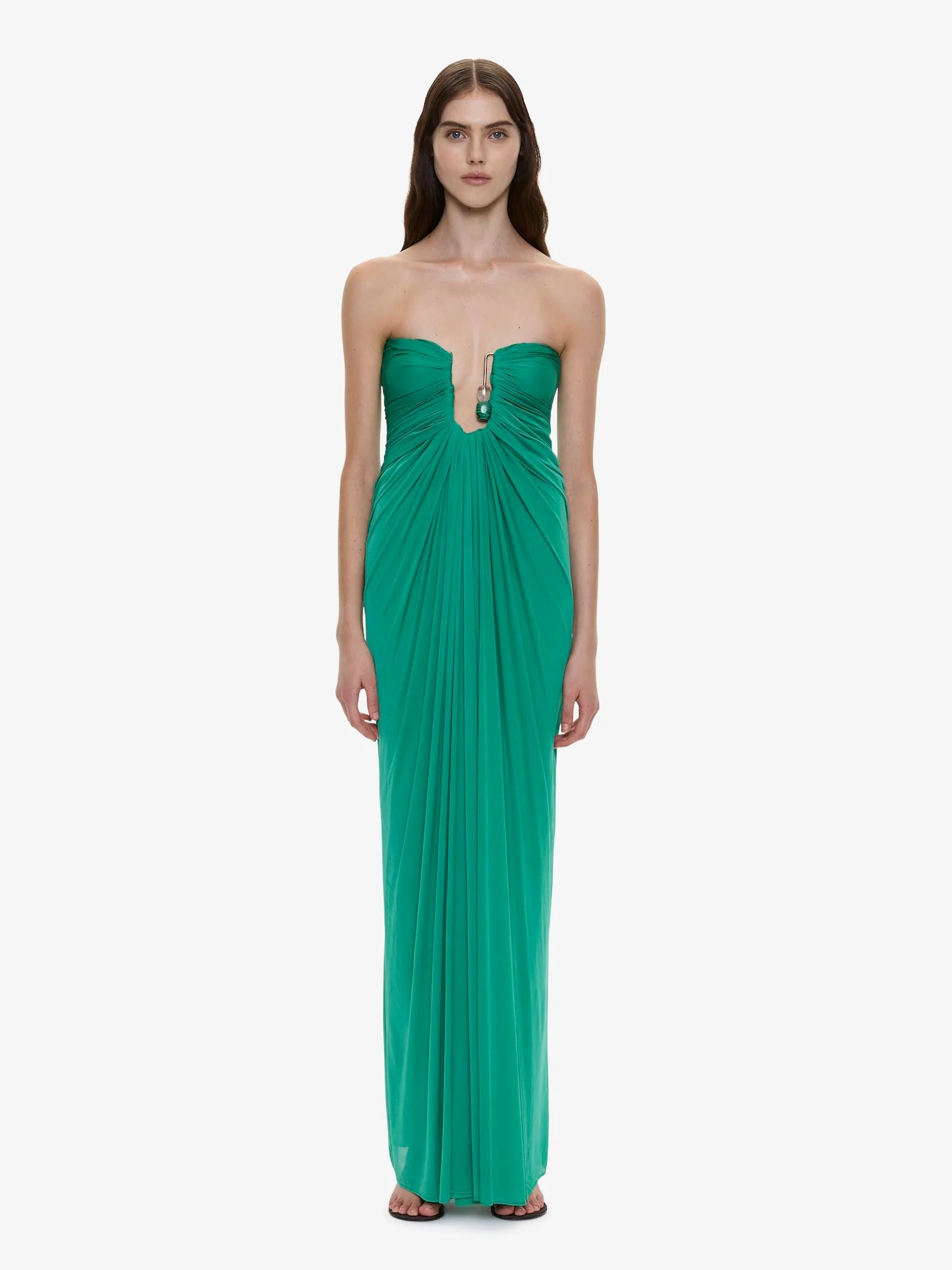 Helix Crystal Strapless Gown - 1