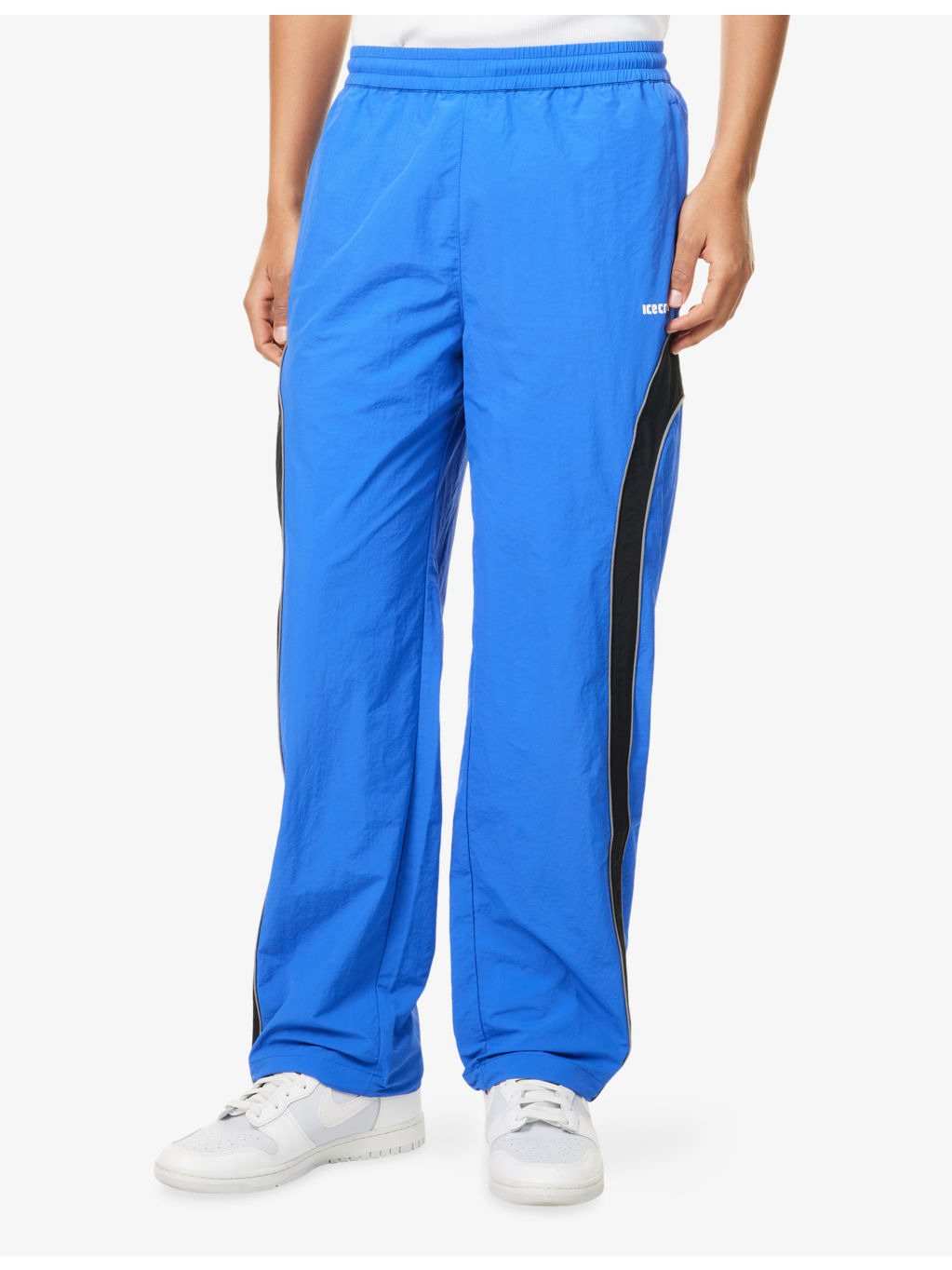 Soft Serve Colour-Block Nylon Trousers - 3