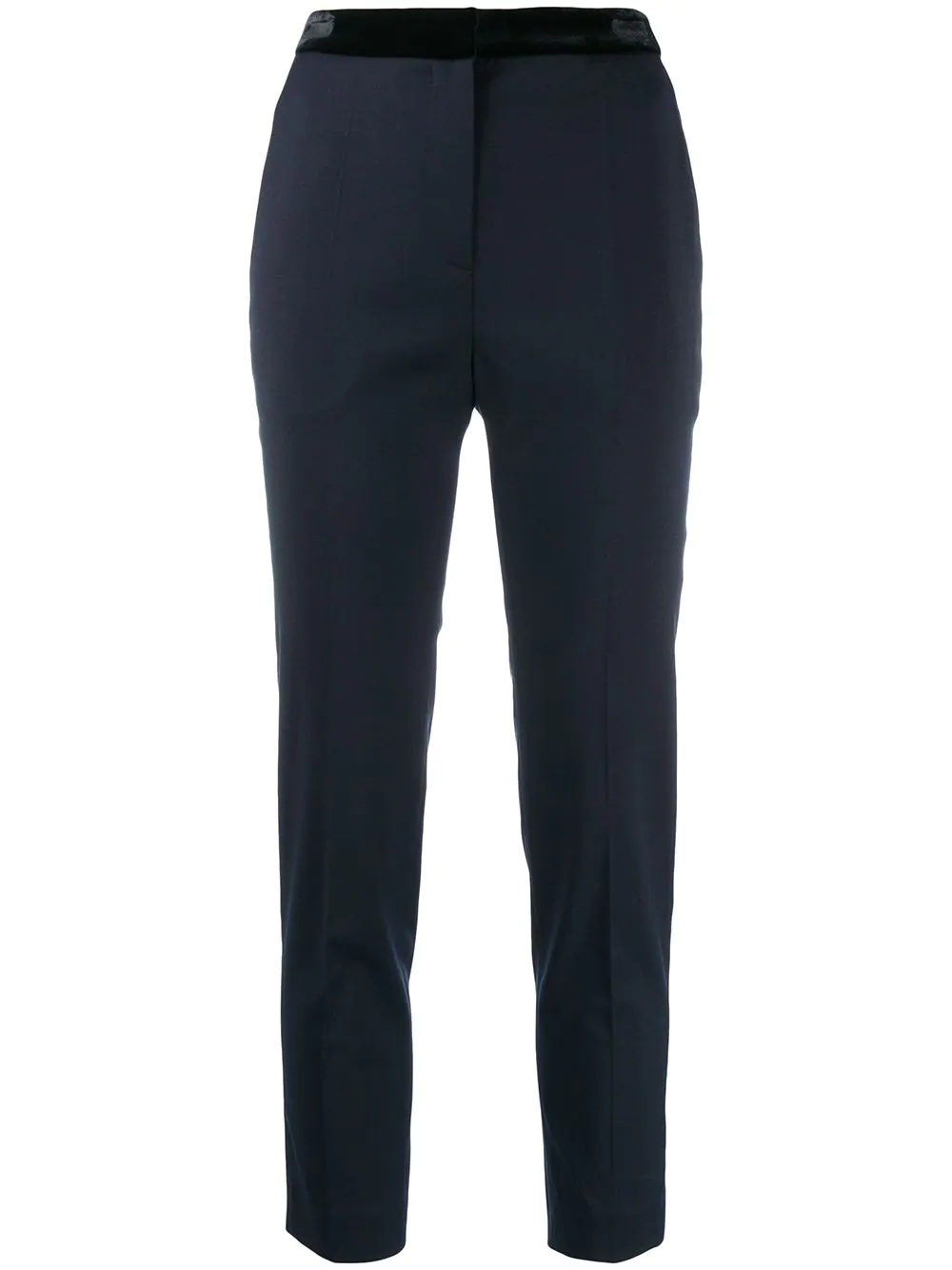 high-rise tailored trousers - 1