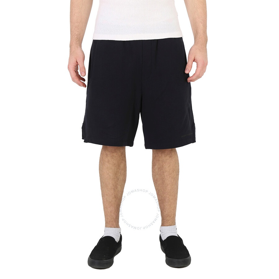 Emporio Armani Men's Navy Cotton Logo Bermuda Shorts - 3