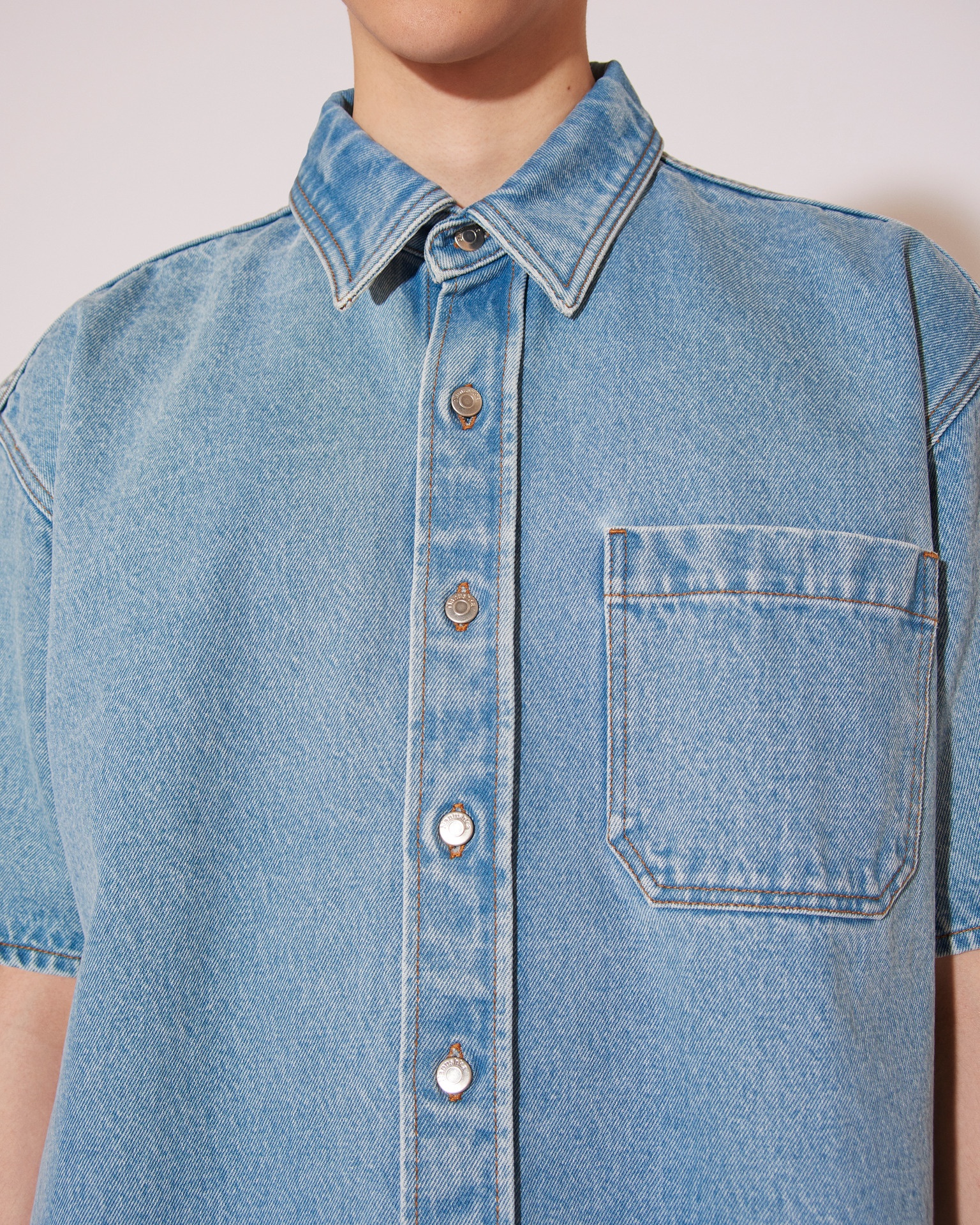 AVERY - Denim shirt - Light blue - 5