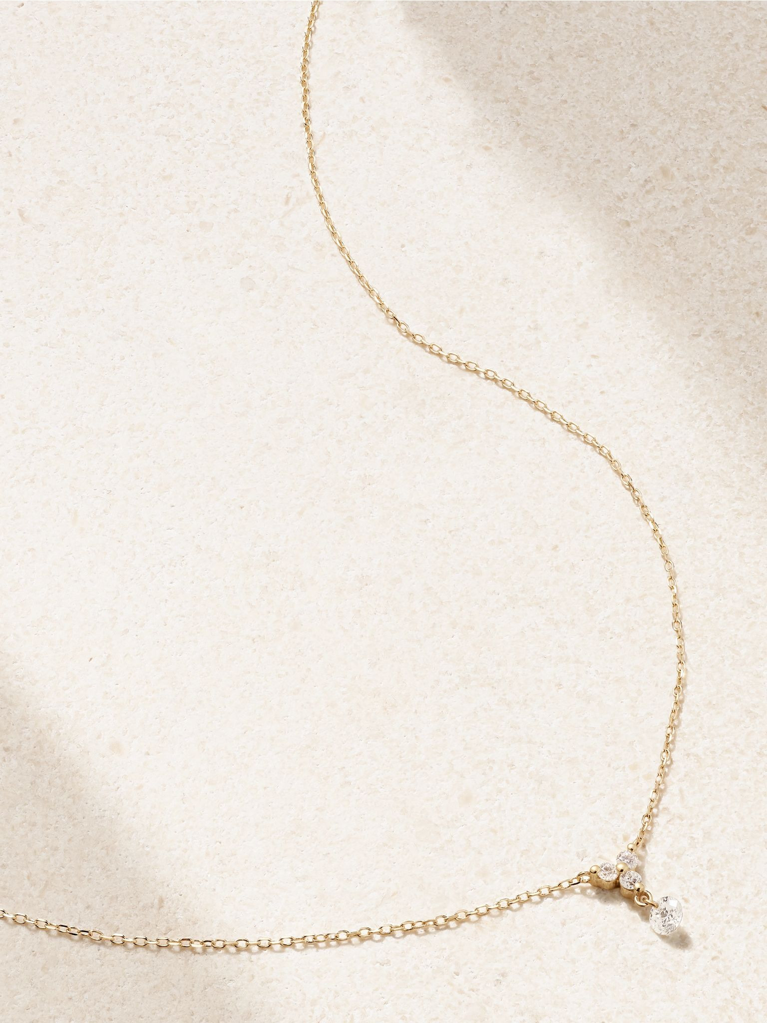 18-karat gold diamond necklace Gold - 1