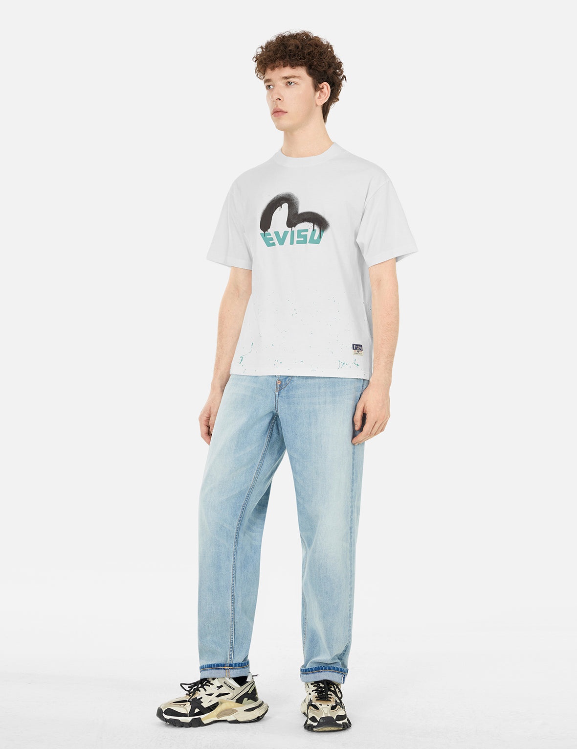 Logo and Seagull Print Relax Fit T-shirt - 3
