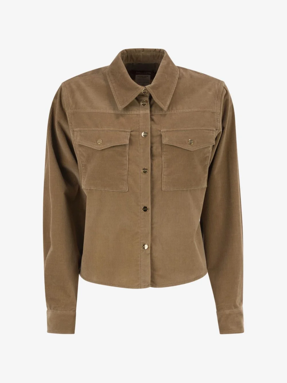 corduroy chest-pocket jacket - 1