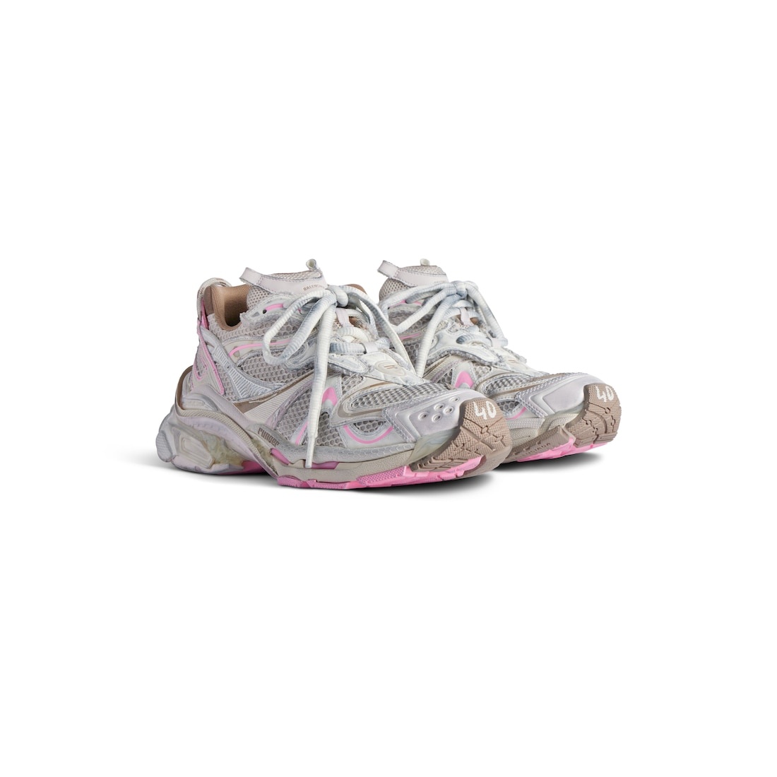 Women's Runner 2.0 Sneaker  in Taupe/pink - 2