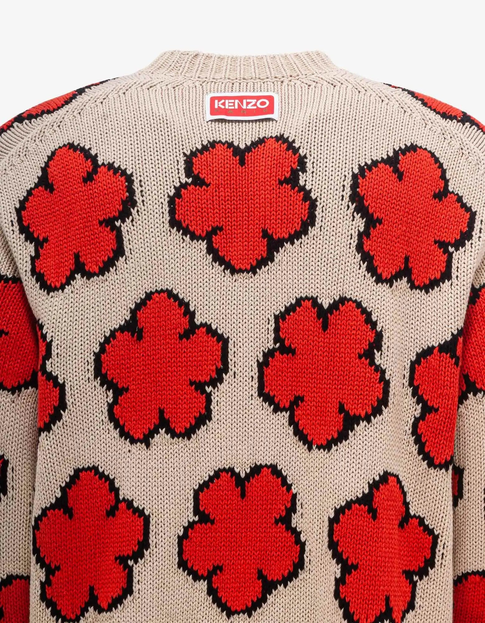 Kenzo Ecru 'Boke Flower' Sweater - 5