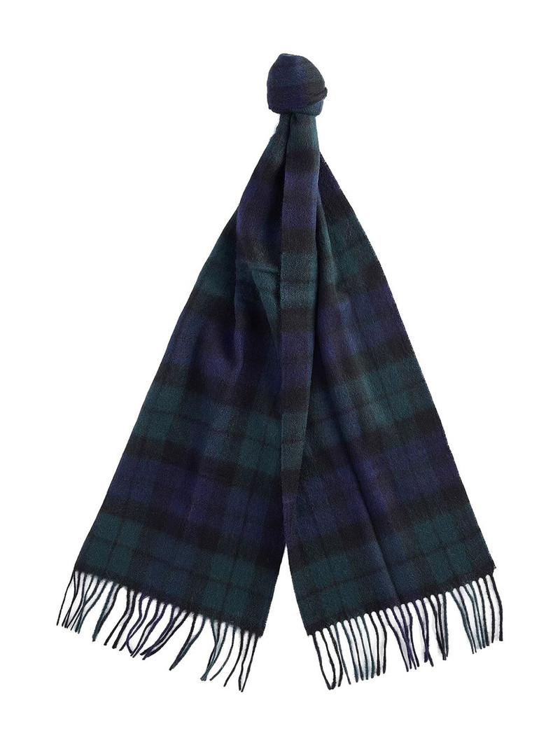 Barbour checked scarf outlook