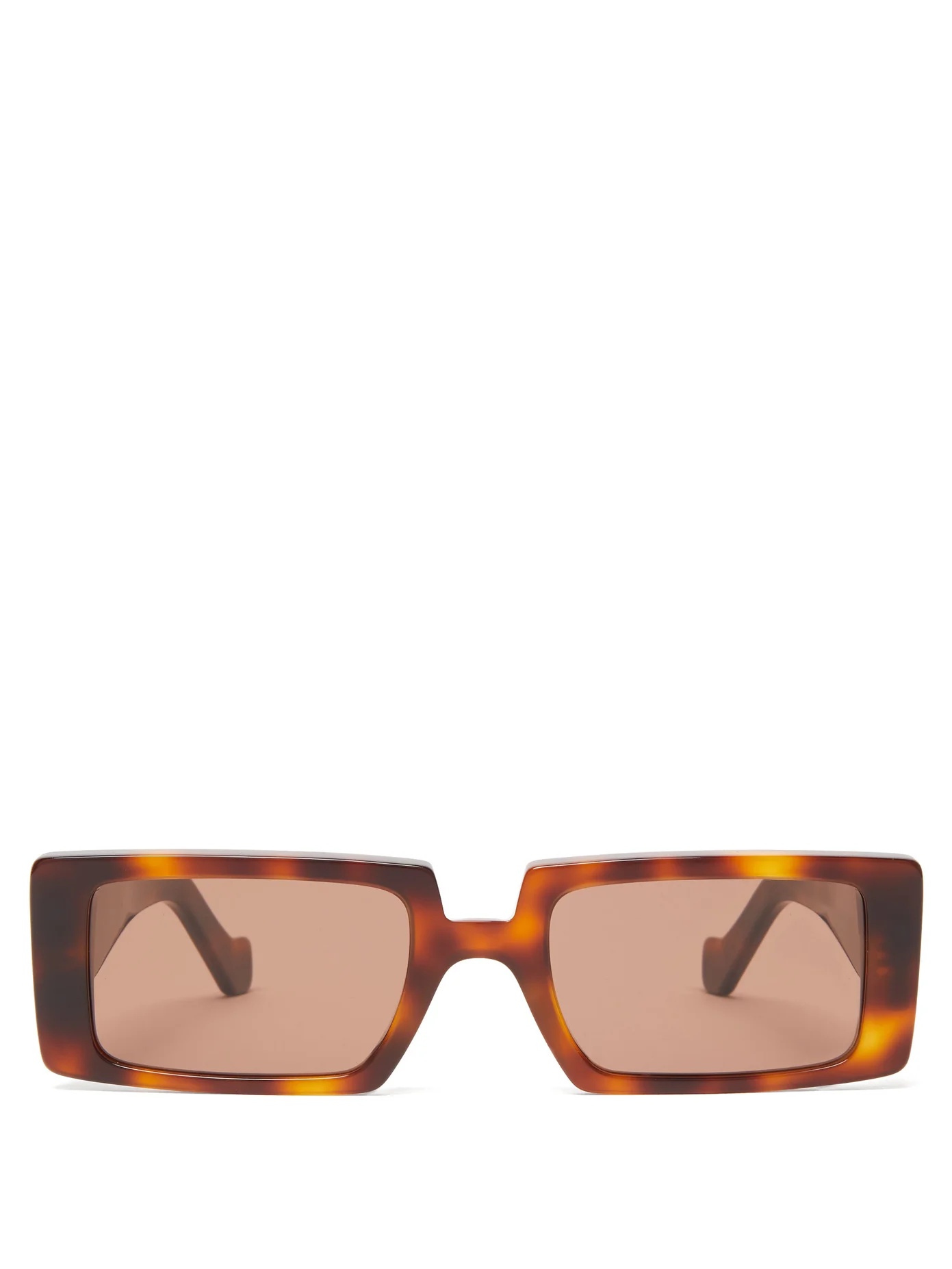 Square tortoiseshell-acetate sunglasses - 1