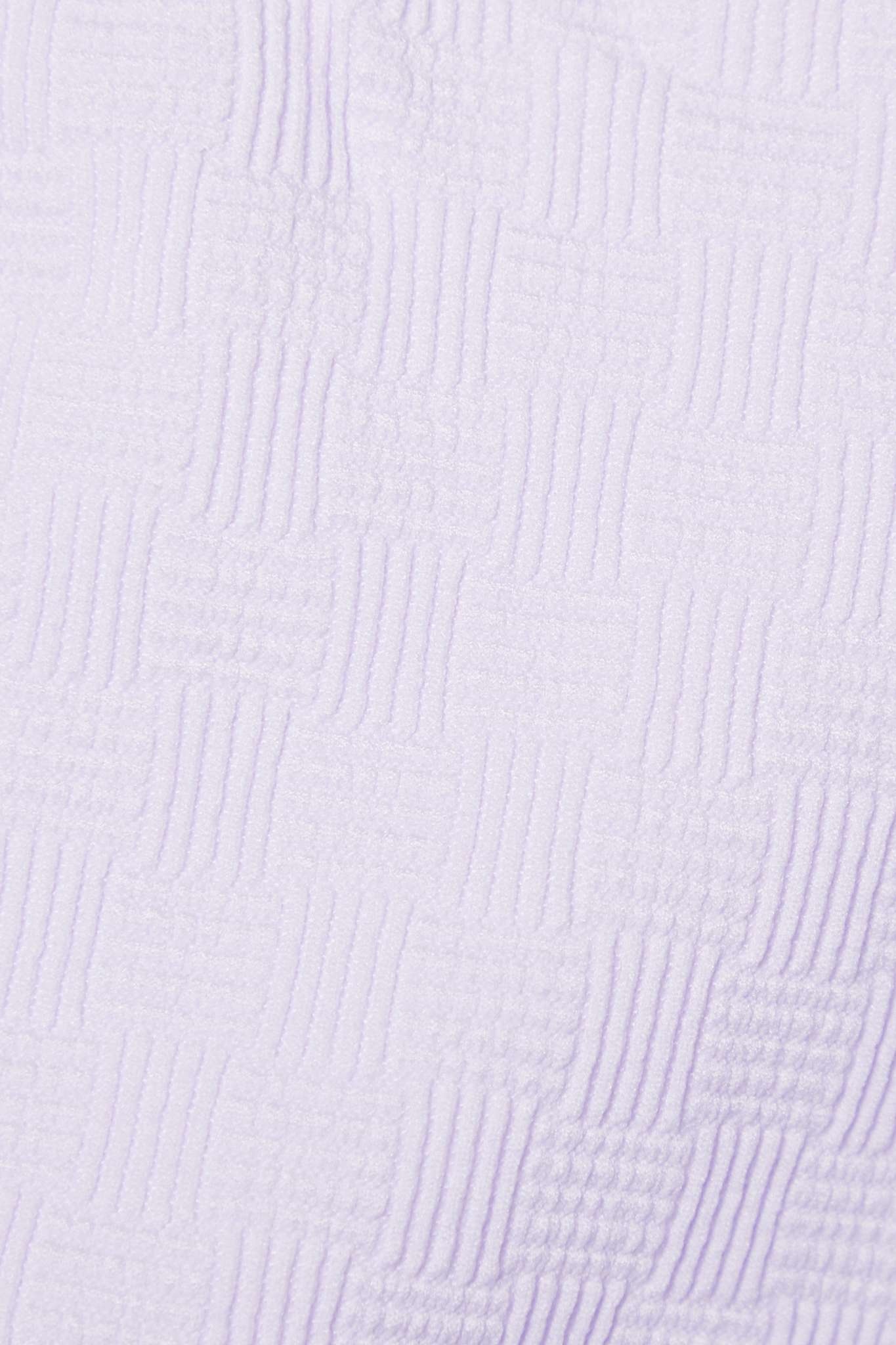 Open-back seersucker swimsuit - 5