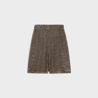 CELINE ALL-OVER SEQUINED TULLE SHORTS outlook