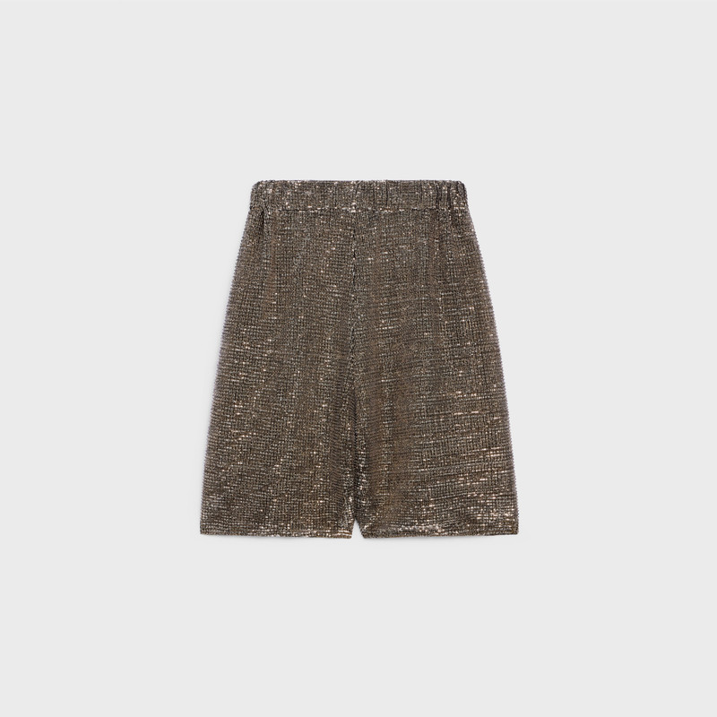 CELINE ALL-OVER SEQUINED TULLE SHORTS outlook