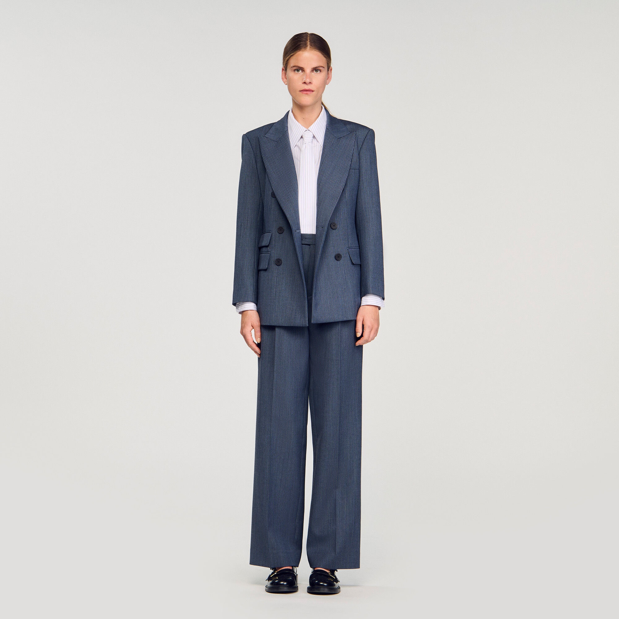 STRIPED TAILORED JACKET - 2