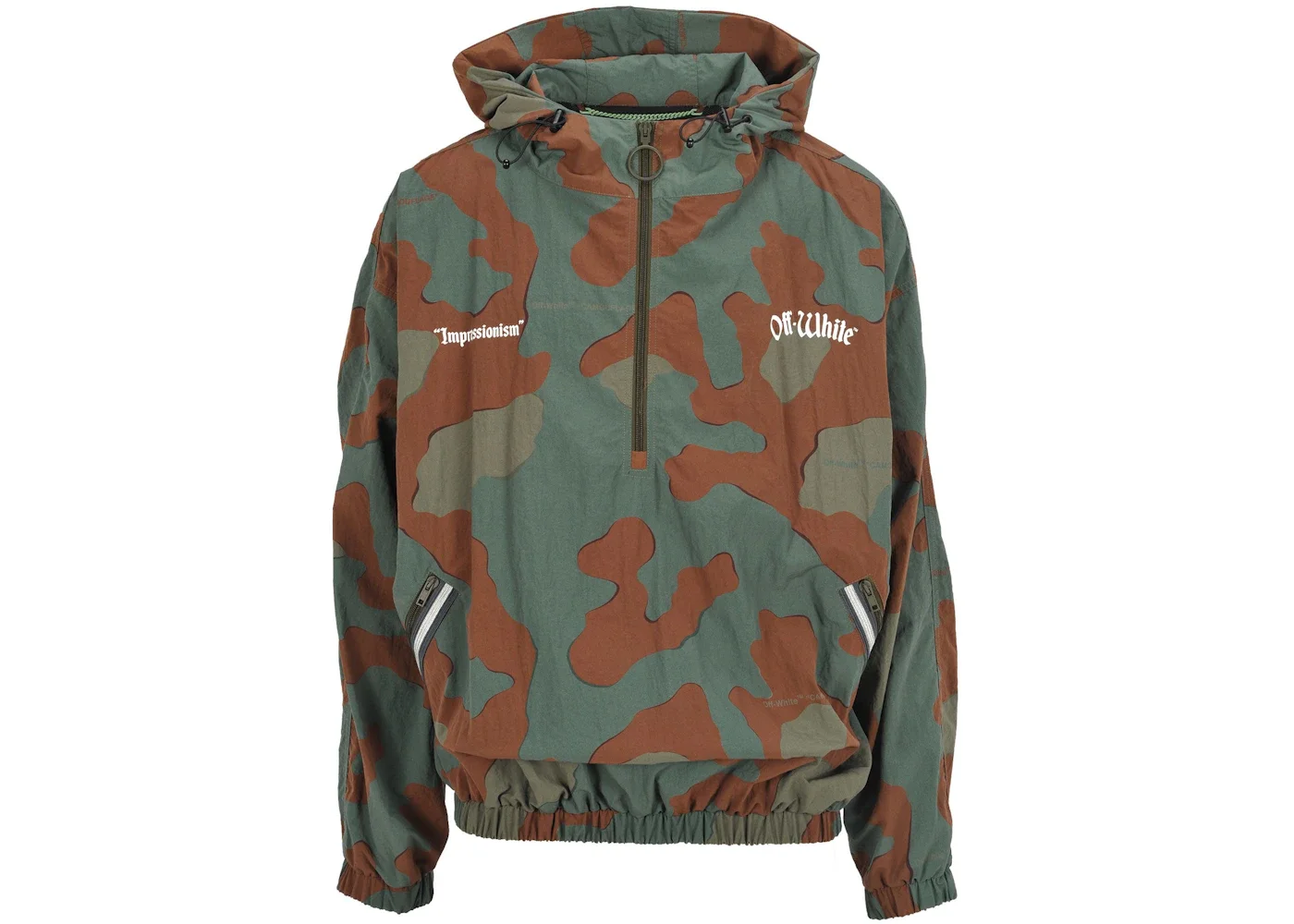 OFF-WHITE Camoflauge Windbreaker Green/Brown - 1
