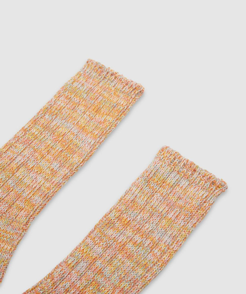 ANONYMOUSISM 5 colour mix crew sock outlook