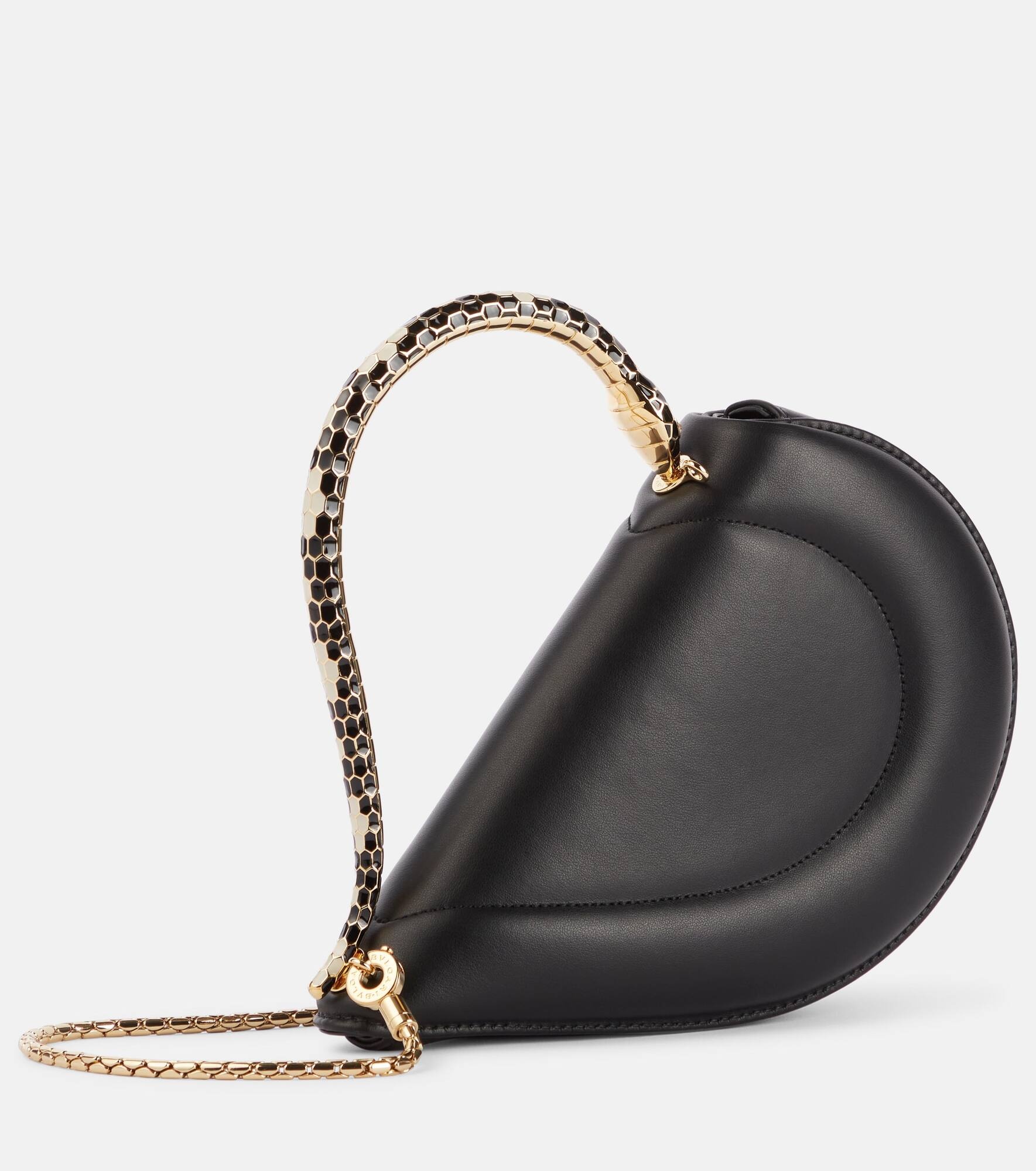Serpenti Cuore 1968 leather tote bag - 4