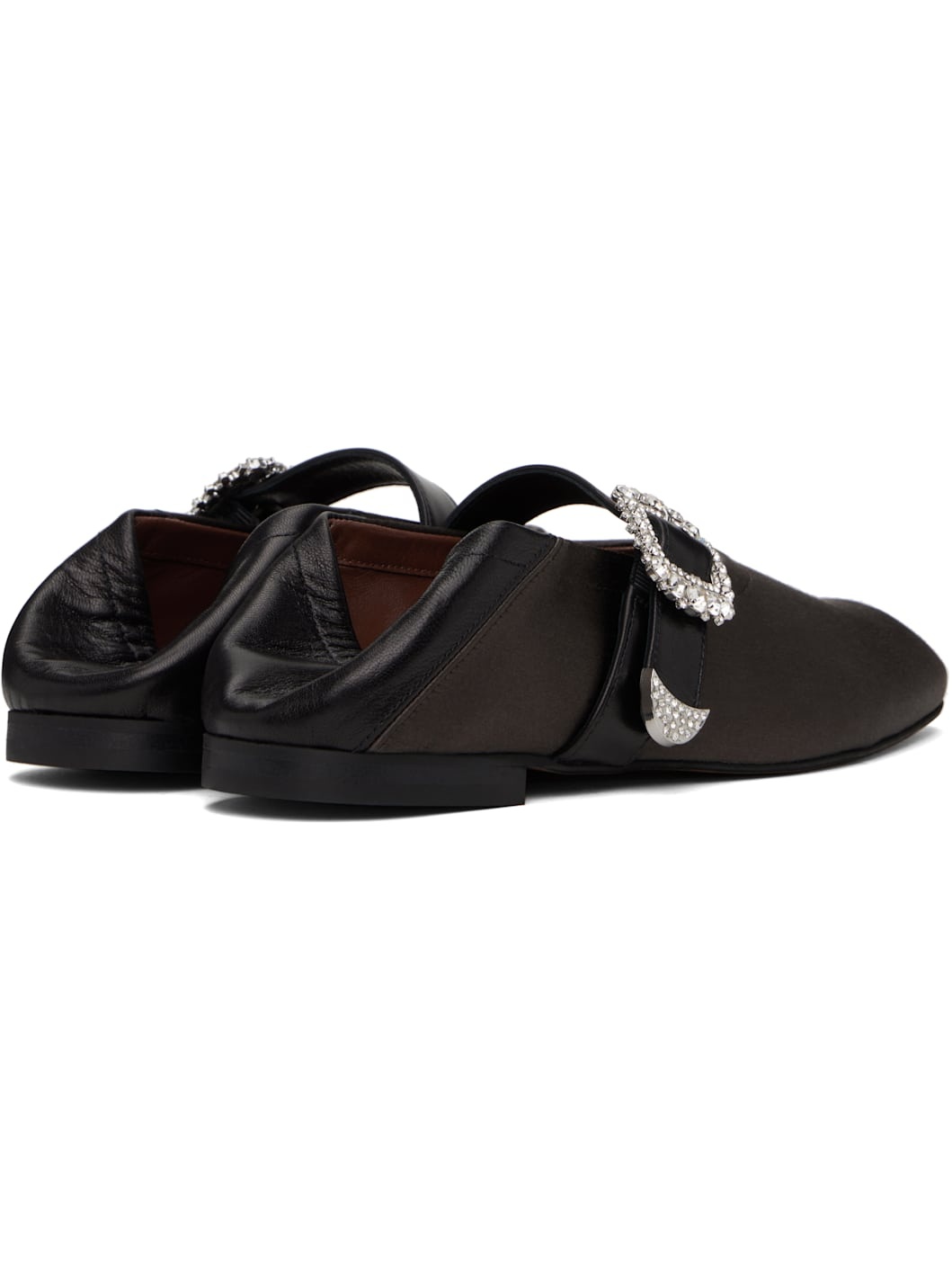 Brown & Black Glide Ballerina Flats - 5