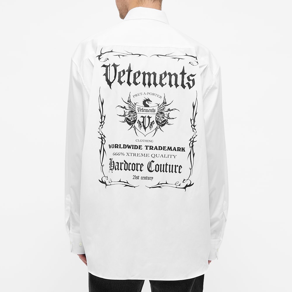 VETEMENTS Black Label Shirt - 4