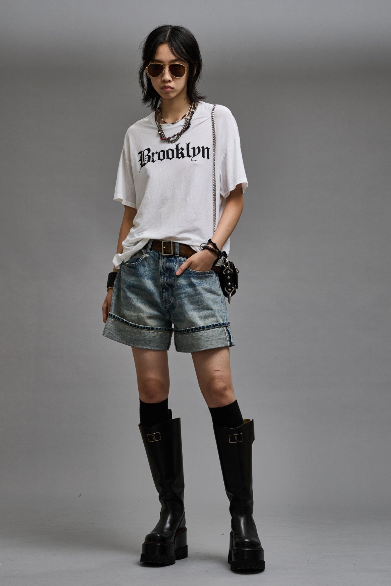 R13 BROOKLYN RELAXED T - ECRU - 2