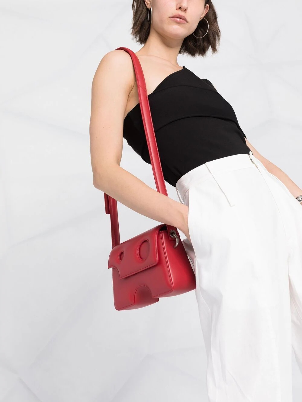 one-shoulder asymmetric top - 5