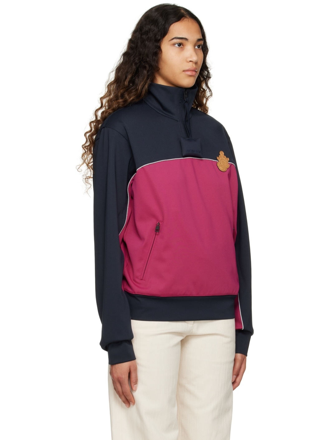 1 Moncler JW Anderson Navy Track Sweatshirt - 2